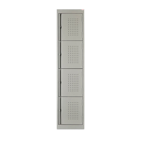 Locker Tam-Mex 4 Puertas Metal Gris · Archiveros y cajoneras para empresas · fastco