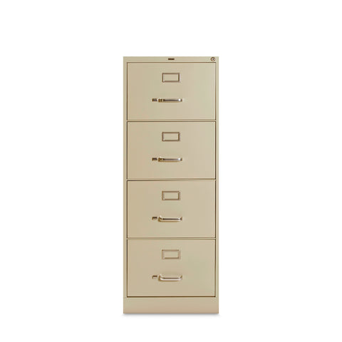 Archivero con 4 Gavetas Hirsh Acero Inoxidable Almendra · Archiveros y cajoneras para empresas · fastco