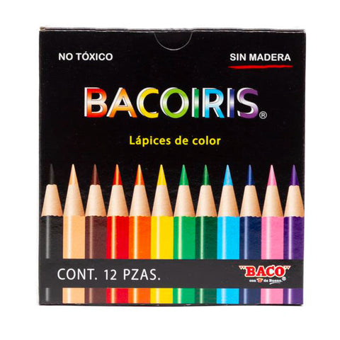 Colores Baco Bacoiris Cortos Caja con 12 piezas