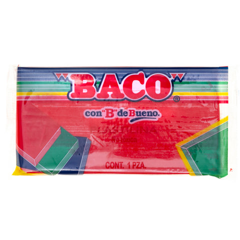 Plastilina Baco Marqueta 180 G Color Rojo Coral
