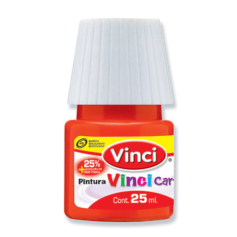 Pintura Cartel Vinci 25 ml Rojo #54 Caja con 10 Caja con 10 piezas