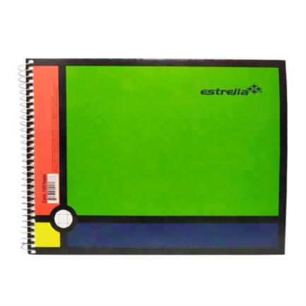Cuaderno Estrella Espiral Forma Italiana C5 con 100 Hojas