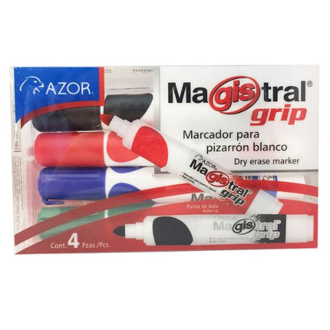 Marcador Magistral 8394 Grip con 4 Colores Surtidos