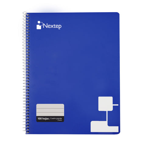 Cuaderno Nextep Profesional Cuadro Grande C7 100 Hojas Espiral