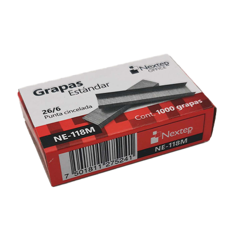 Grapas Nextep Estandar 26/6 con 1000 piezas