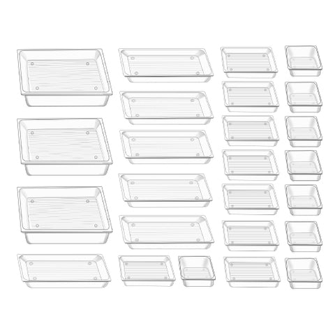 Juego de 25 Organizadores Nextep para Cajón Transparente Pet