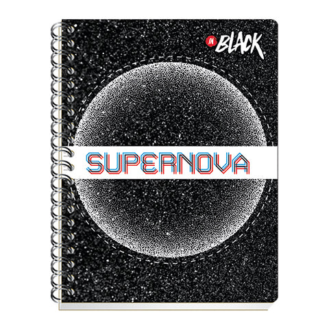 Cuaderno Profesional Scribe Inblack Raya Espiral Doble 200 Hojas