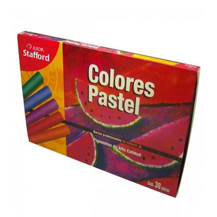 Colores Stafford Pastel en Seco Estuche con 36 piezas