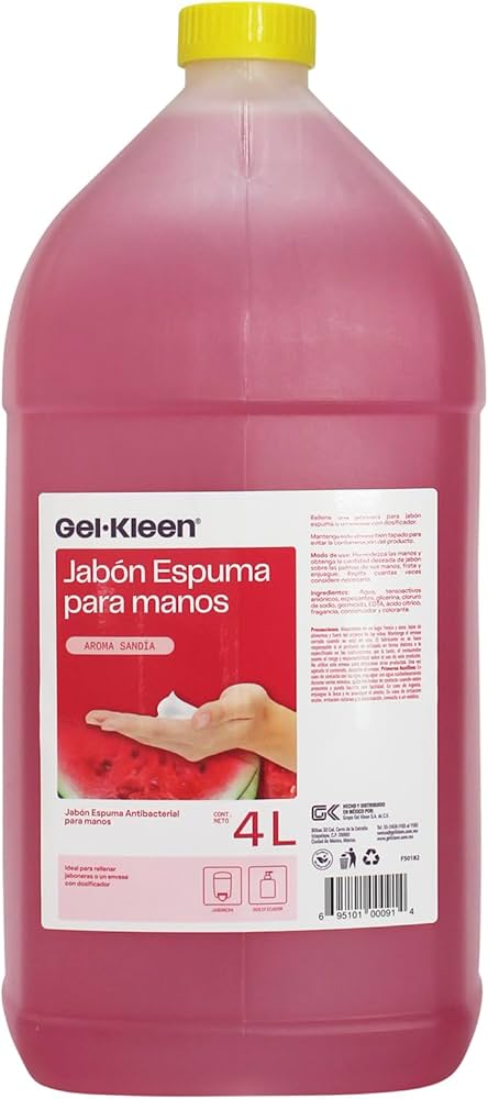 Jabón en Espuma para Manos Gel-Kleen · Galón 4 L