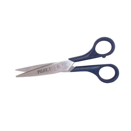 Tijera Pilot Escolar Costura Papel Inoxidable 6" Pieza