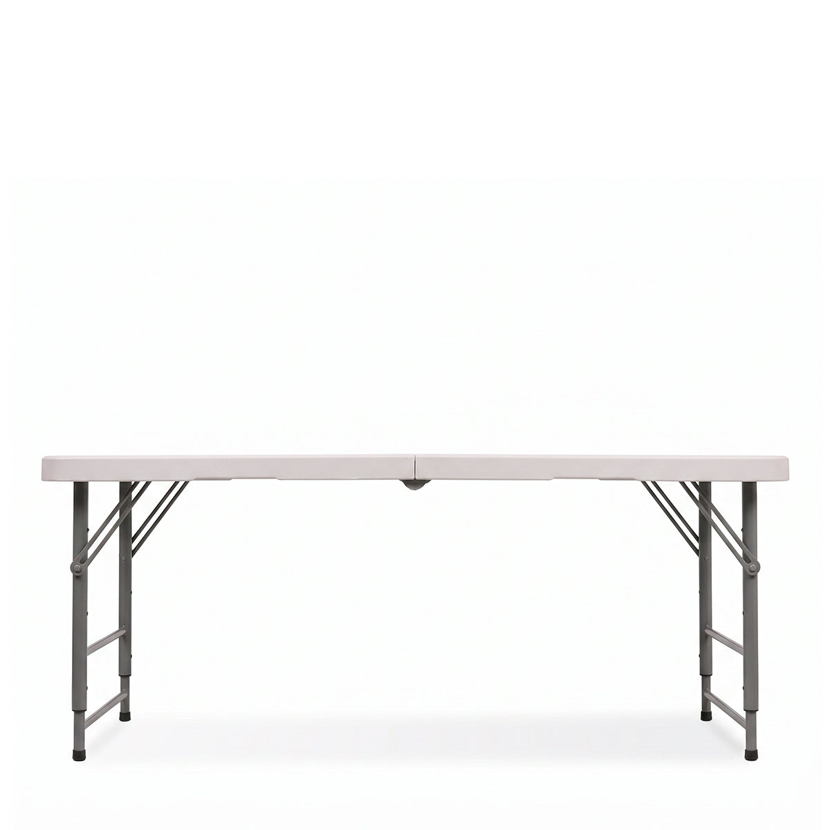 Mesa Rectangular Plegable para Exterior 4Tune 122 x 60 cm Plástico Blanco · Mesas de juntas y de trabajo para empresas · fastco
