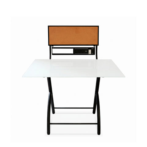 Restirador de Cristal Alfra Luxor 80 x 120 cm Negro · Mesas de juntas y de trabajo para empresas · fastco