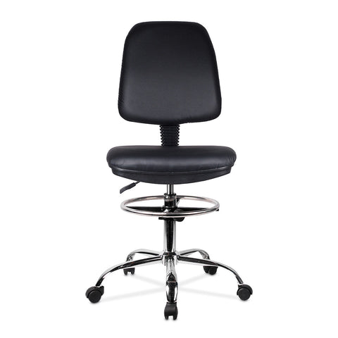 Silla de Trabajo Mobelt Tipo Piel con Altura Ajustable Negra · Sillas de oficina para empresas · fastco