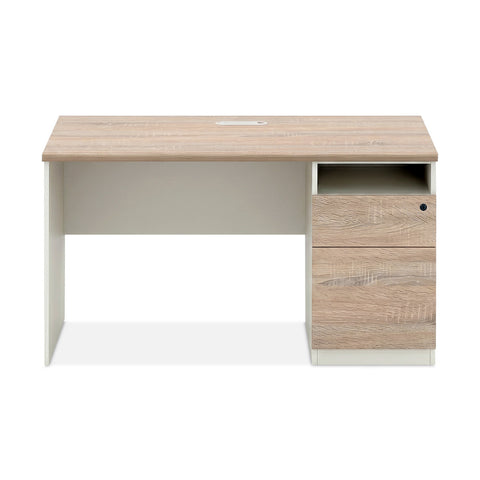 Escritorio Gerencial Rectangular Mobelt Aglomerado Beige · Escritorios para empresas · fastco