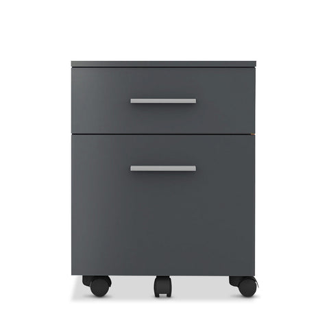 Archivero Móvil con 2 Cajones Skanor Gris · Archiveros y cajoneras para empresas · fastco