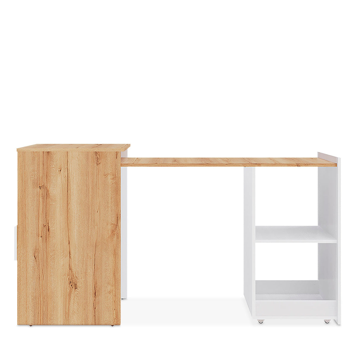 Escritorio Extensible Maderkit Melamina Madera Natural · Escritorios para empresas · fastco