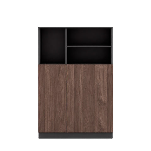 Librero Gerencial Mobelt 2 Puertas Aglomerado Café · Libreros y estantes para empresas · fastco