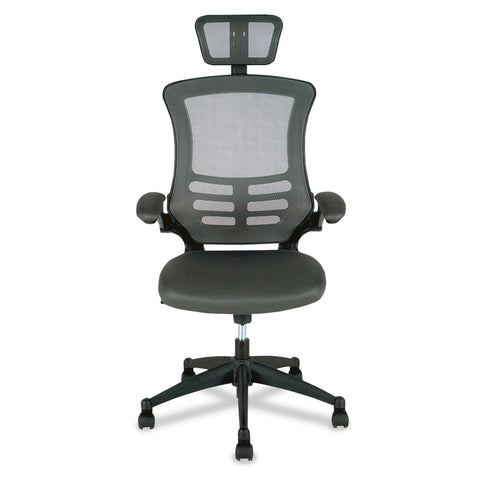 Silla Ejecutiva Ergonómica Nápoles Techni Mobili Altura Ajustable Gris Oscuro · Sillas de oficina para empresas · fastco