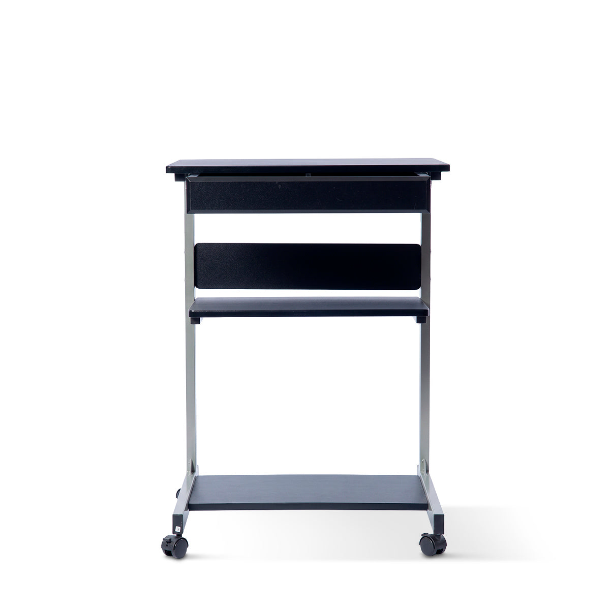 Mesa de Trabajo Bassic Techni Mobili 1 Cajón Metal Negro · Mesas de juntas y de trabajo para empresas · fastco