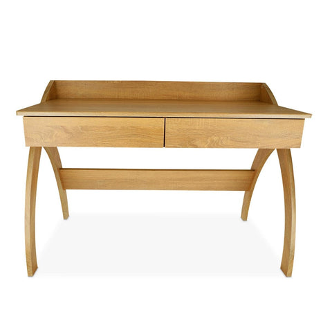 Mesa de Trabajo Ibiza Sky Desk 2 Cajones MDF Natural · Mesas de juntas y de trabajo para empresas · fastco