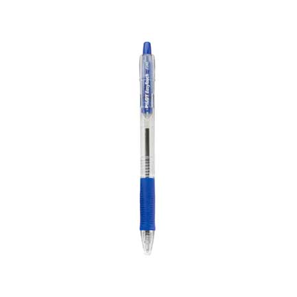 Bolígrafo Pilot Easy Touch Retráctil Azul con 12 piezas