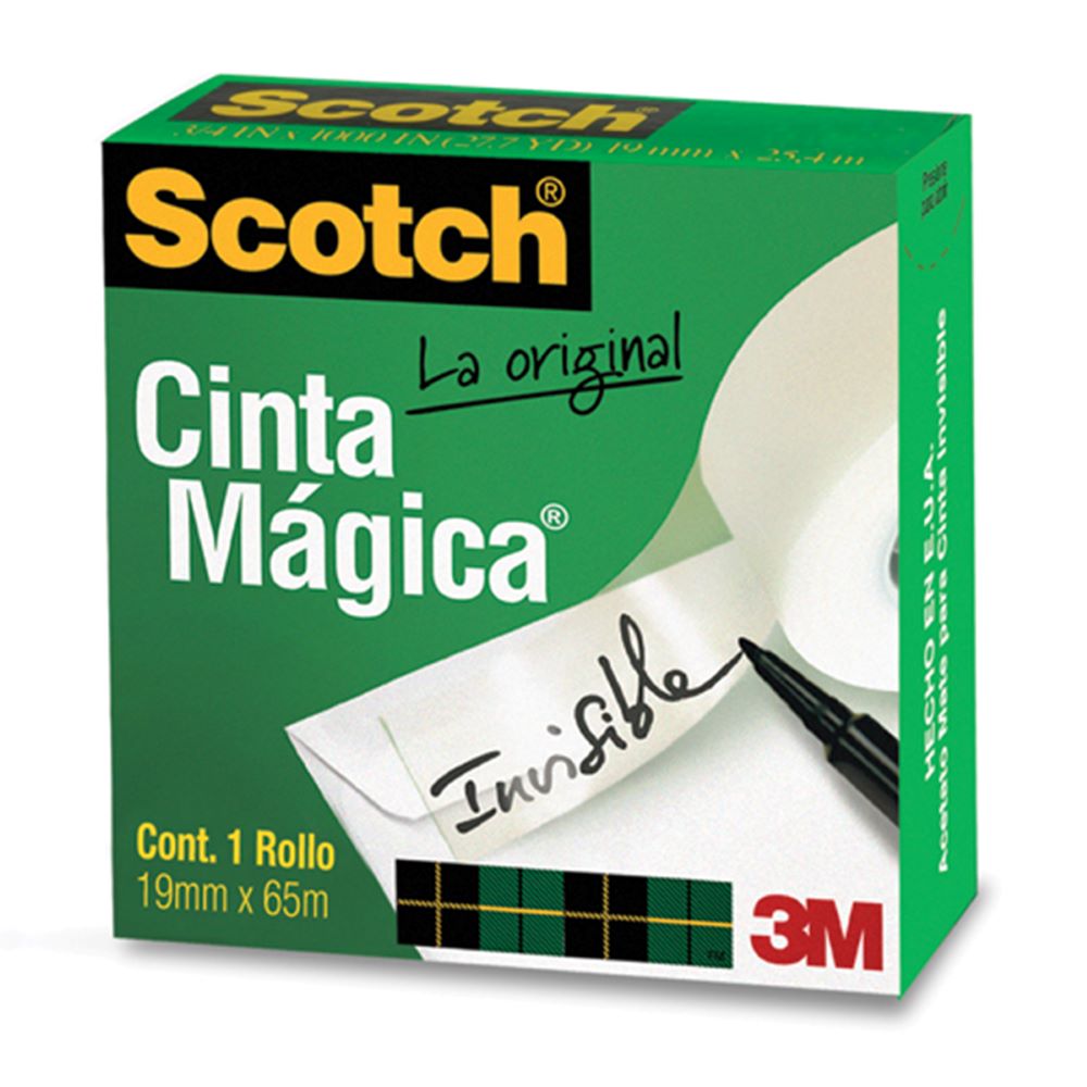 Cinta Magica 3M Adhesiva 810 18X65 pieza