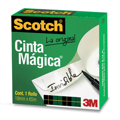 Cinta Magica 3M Adhesiva 810 18X65 pieza