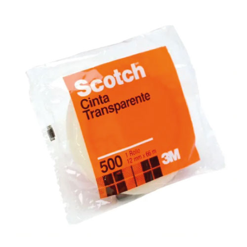 Cinta Adhesiva 3M Scotch 508 0.012x66m con 8 piezas