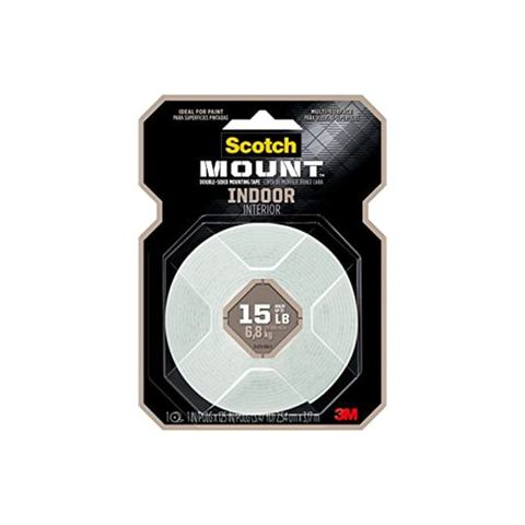 Cinta de montaje 3M para interior 2.4 cm X 1.39 m