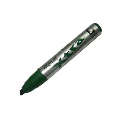 Marcador Signal 40004 Permanente Xtra Verde con 12 piezas