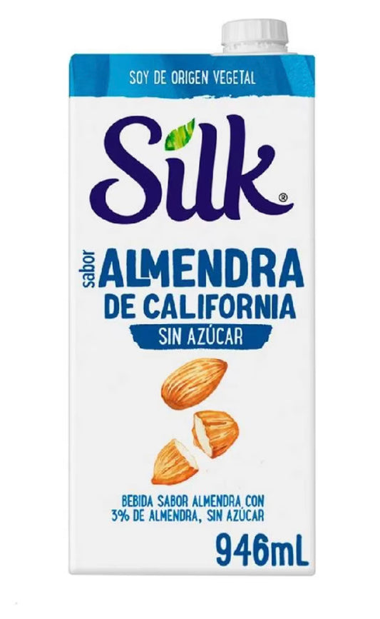 Bebida de almendra sin azúcar Silk 946ml