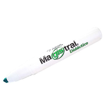 Marcador Azor Magistral Didactico Verde con 12 piezas