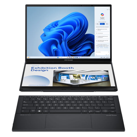 Laptop Asus Zenbook Duo UX8406CA-QL429X FHD Core Ultra 7 Processor 255H para empresas · fastco