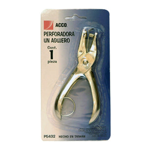 Perforadora Acco 1 Orificio P5432