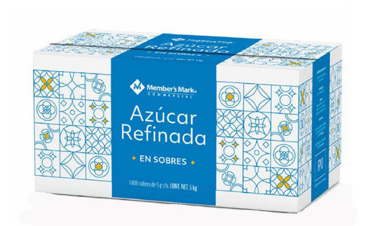 Azucar refinada Members Mark 1000pzas caja