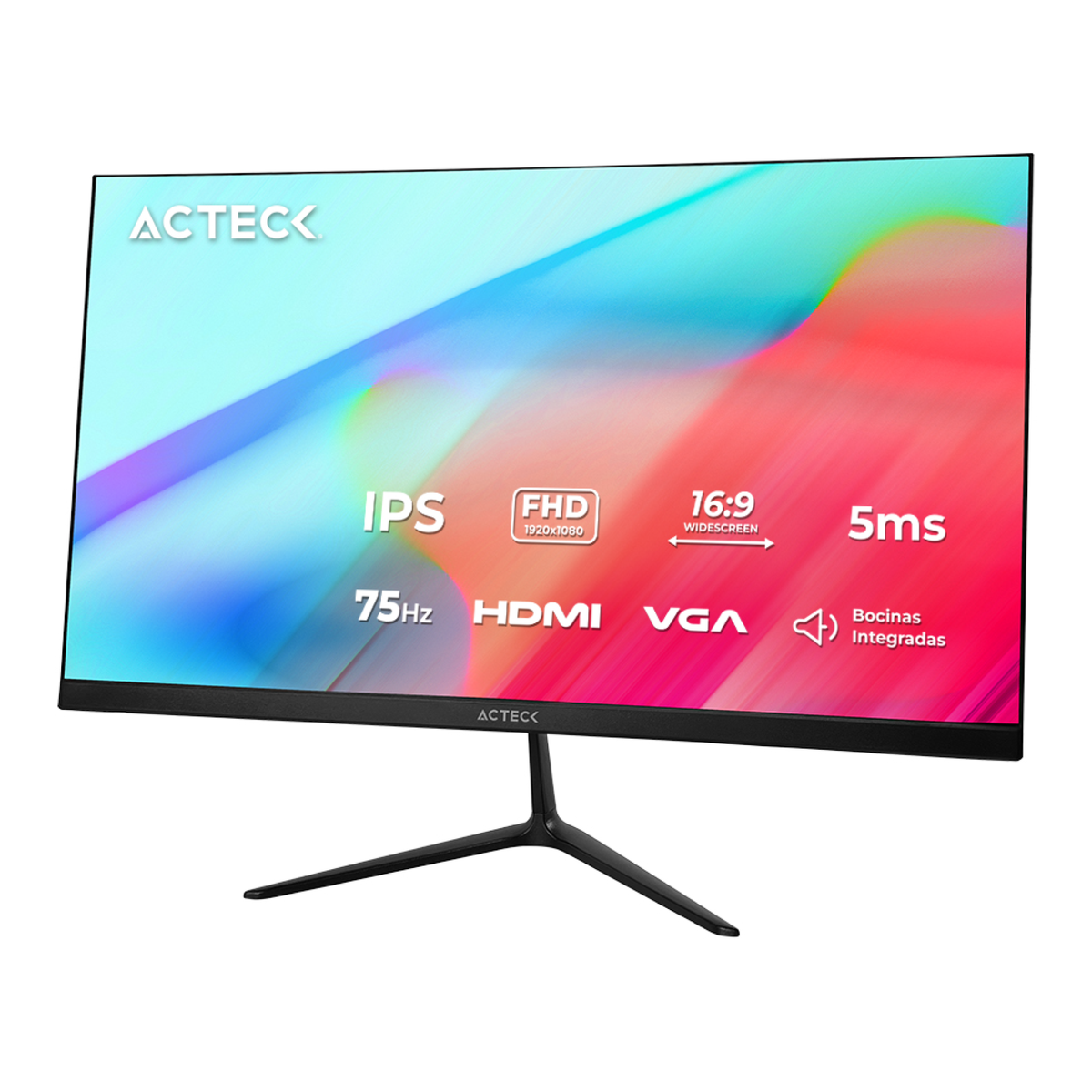 Monitor Plano Acteck 24.5 IPS Captive Vivid SP245/FHD/75Hz/Vesa para empresas · fastco