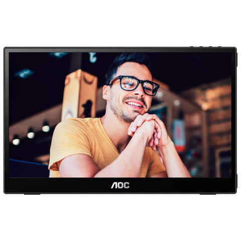 AOC 16T3E Monitor Portátil 15.6 pulgadas FHD IPS USB-C x2 (DP ALT para empresas · fastco