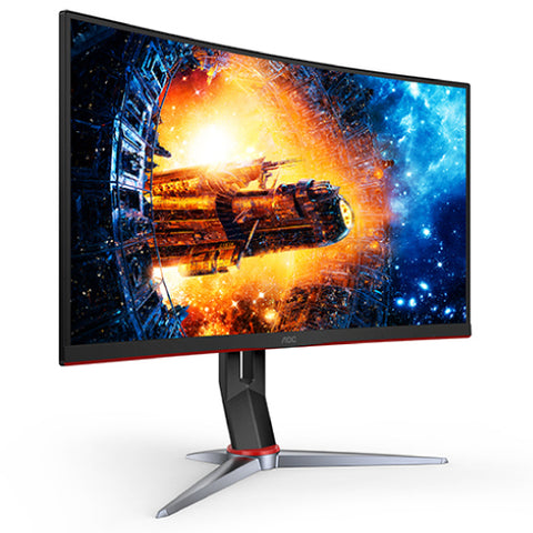 AOC C24G2 Monitor Gaming Curvo 1500R 24 pulgadas FHD VA 165Hz 1ms para empresas · fastco