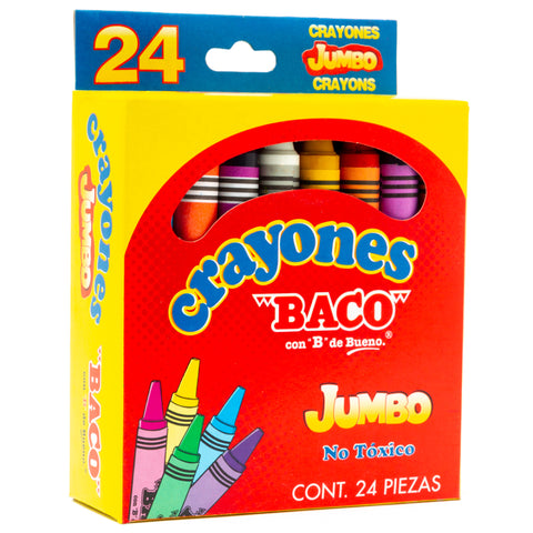 Crayon Baco Jumbo con 24 piezas