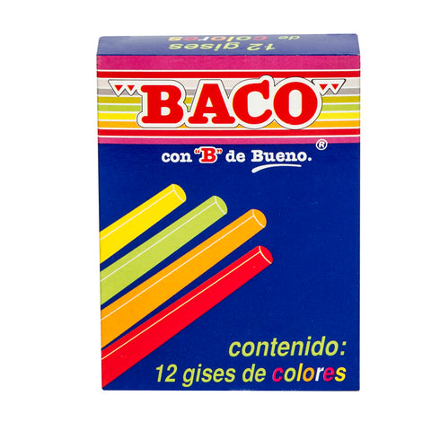 Gis Baco Colores Cajita con 12 Piezas