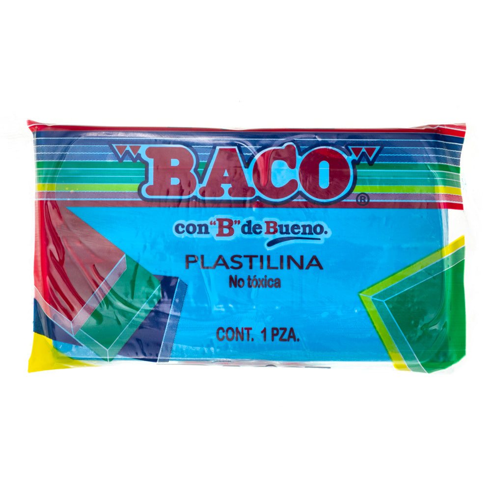 Plastilina Baco Marqueta 180 G Azul claro