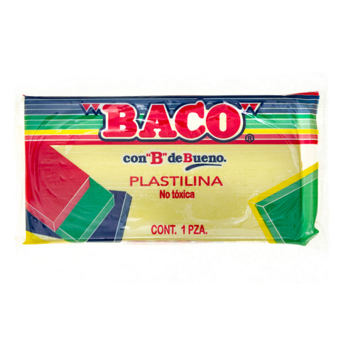 Plastilina Baco Marqueta 180 G Amarillo pastel