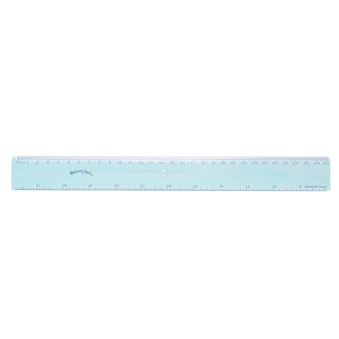 Regla Baco Flexible 30cm Transparente con 25 piezas