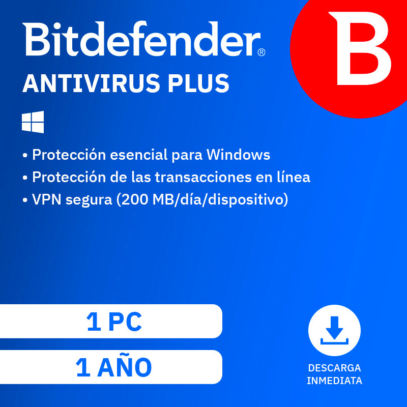Bitdefender Antivirus Plus · licencia digital · Licenciamiento para empresas · fastco