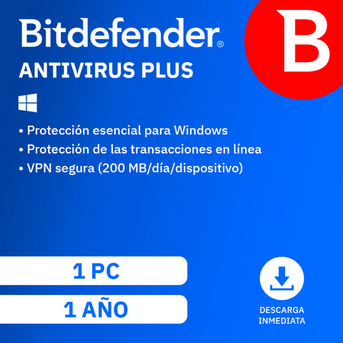 Bitdefender Antivirus Plus · licencia digital · Licenciamiento para empresas · fastco