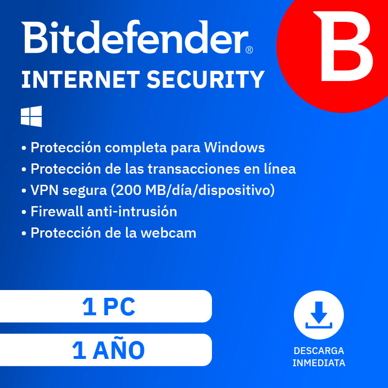 Antivirus Bitdefender Internet Security · licencia digital · Licenciamiento para empresas · fastco