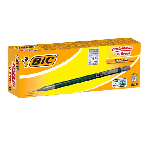 Lapicero Bic Matic HB2 Punto Fino 0.5mm con 12 piezas