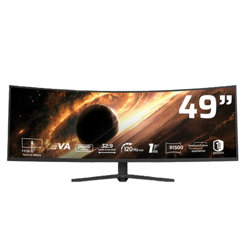 Monitor Balam Rush Gamer 49" VA Cosmos Titan MCT49X DQHD 120Hz 1ms para empresas · fastco