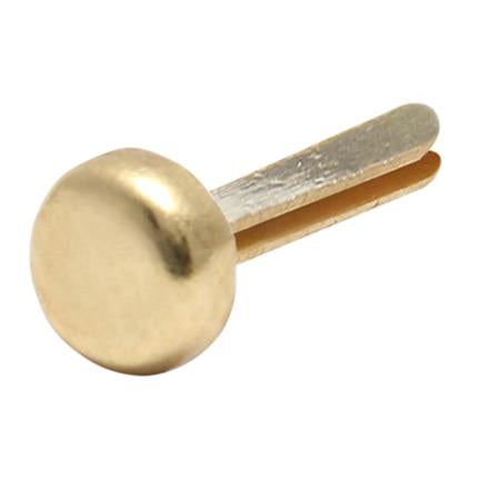 Broche Latonado Barrilito Tipo Alemán 15mm con 100 piezas