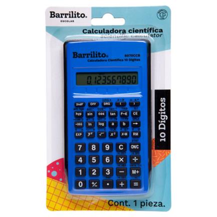 Calculadora Científica Barrilito 10 Dígitos 1 pieza